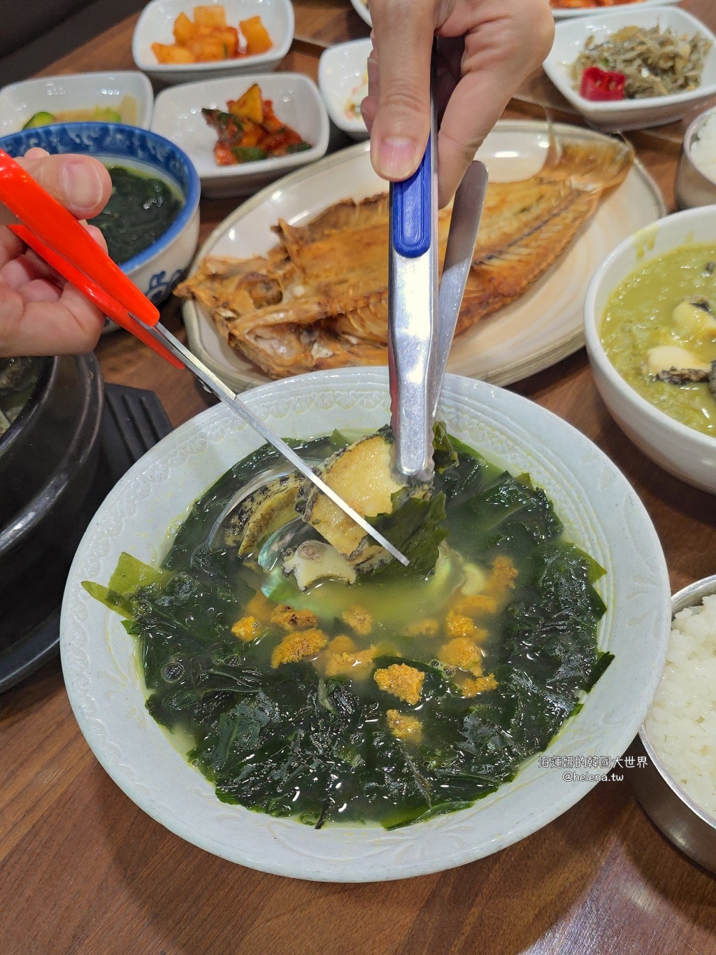 濟州島,釜山,釜山旅行,釜山旅遊,釜山站,釜山站美食,釜山美食,釜山自由行,釜山遊／宿,韓國,韓國旅行,韓國旅遊,韓國美食,韓國自由行,鮑魚,鮑魚海鮮砂鍋,鮑魚粥 @Helena's Blog